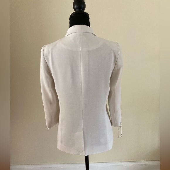 Loft white open blazer size 4p - Picture 2 of 2